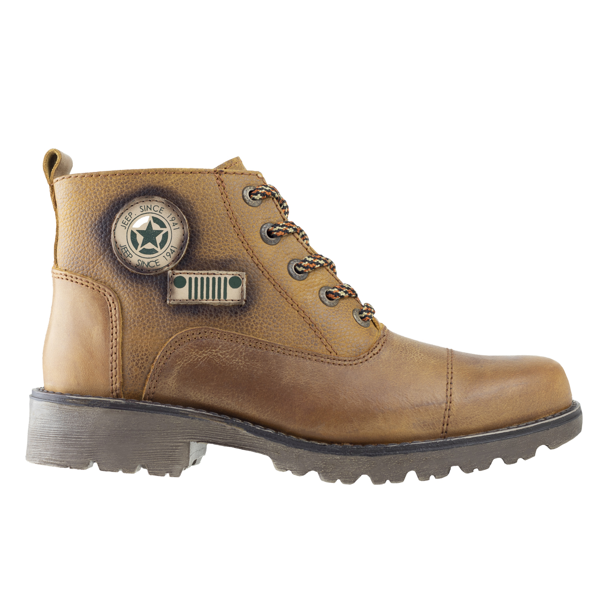 BOTAS PARA HOMBRE TIPO VAQUERA JEEP MIEL GRANEADA 10158 COMODA.
