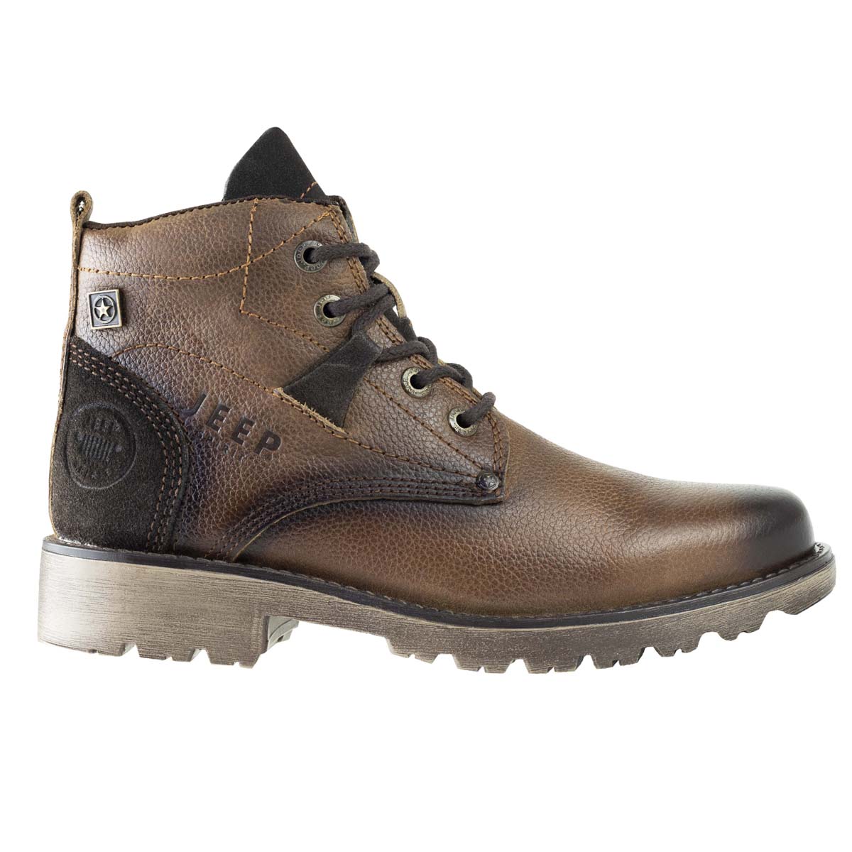 BOTA HOMBRE JEEP TIPO VAQUERAS SUALES SPIRIT 10156 GRANEADO BRONCE.