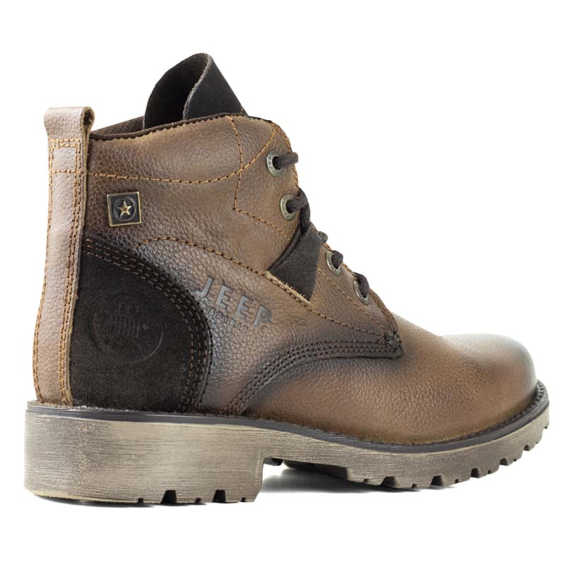 BOTA HOMBRE JEEP TIPO VAQUERAS SUALES SPIRIT 10156 GRANEADO BRONCE.