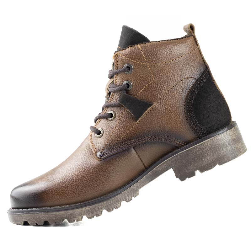 BOTA HOMBRE JEEP TIPO VAQUERAS SUALES SPIRIT 10156 GRANEADO BRONCE.