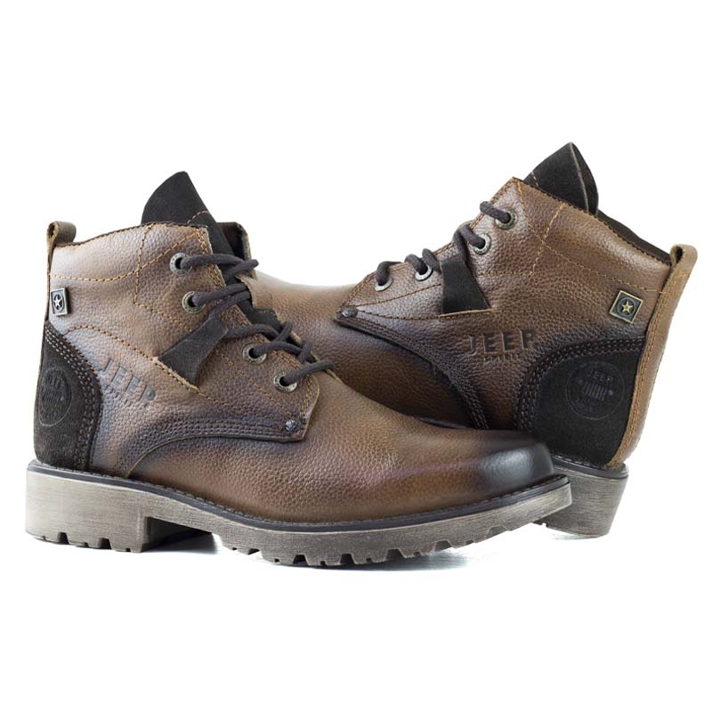 BOTA HOMBRE JEEP TIPO VAQUERAS SUALES SPIRIT 10156 GRANEADO BRONCE.