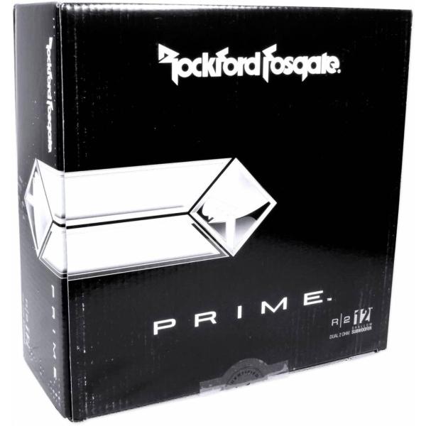 Subwoofer Plano Amplificado Rockford Fosgate R2SD2-12 500 Watts 12 Pulgadas 2 Ohms Doble Bobina 