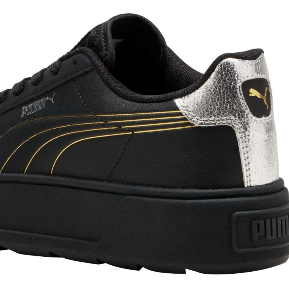 Tenis Puma Karmen Metallic Shine Negro-Dama 395099 02.