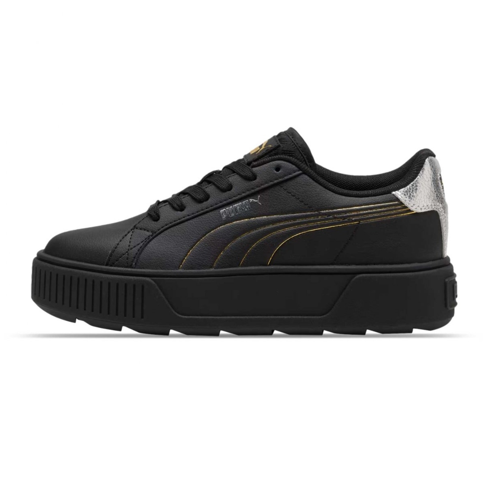 Tenis Puma Karmen Metallic Shine Negro-Dama 395099 02.