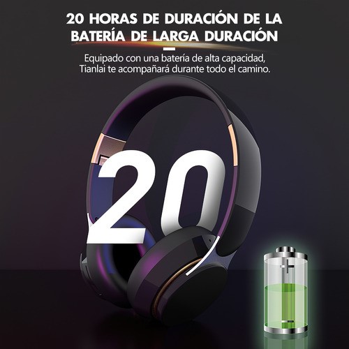 Audífonos Inalámbricos Diadema Bluetooth Plegable Con Mic