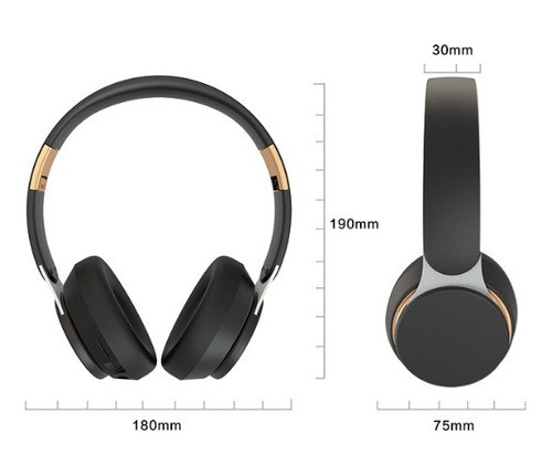 Audífonos Inalámbricos Diadema Bluetooth Plegable Con Mic
