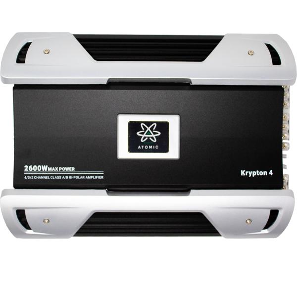 Amplificador 4 Canales Atomic Audio KRYPTON4 2600 Watts Clase AB 2 Ohms 