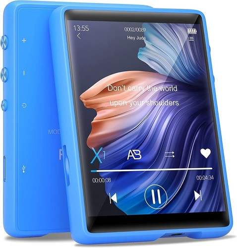 Reproductor De Música Digital Mp3 Mp4 Con Pantalla Tácti azul