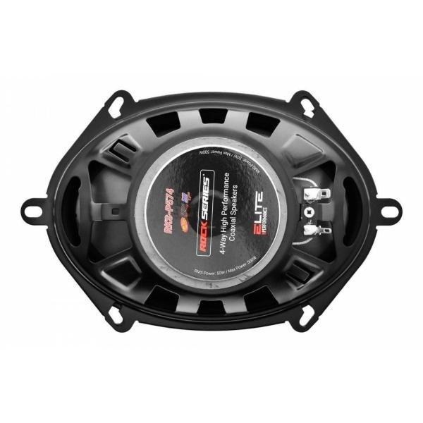Bocinas Coaxiales Rock Series Rks-p574 220 Watts 5x7 Pulgadas 4 Vías 