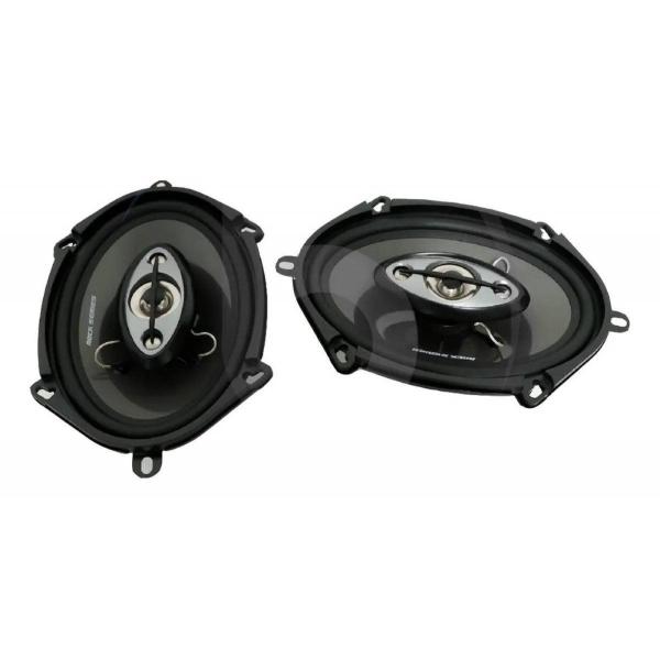 Bocinas Coaxiales Rock Series Rks-p574 220 Watts 5x7 Pulgadas 4 Vías 