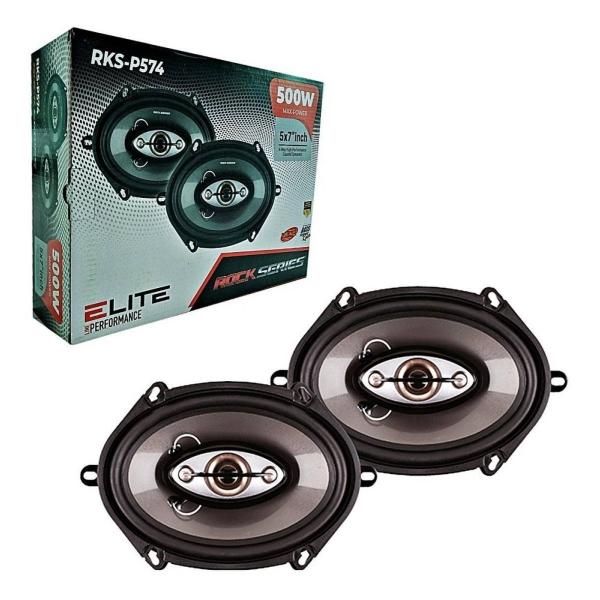 Bocinas Coaxiales Rock Series Rks-p574 220 Watts 5x7 Pulgadas 4 Vías 