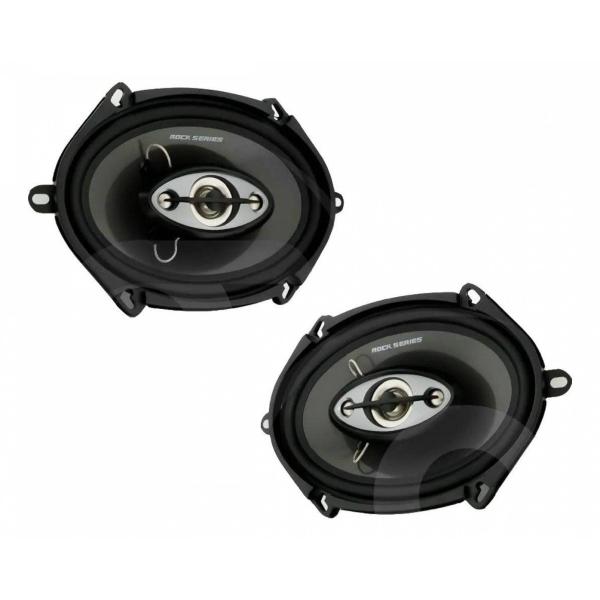 Bocinas Coaxiales Rock Series Rks-p574 220 Watts 5x7 Pulgadas 4 Vías 
