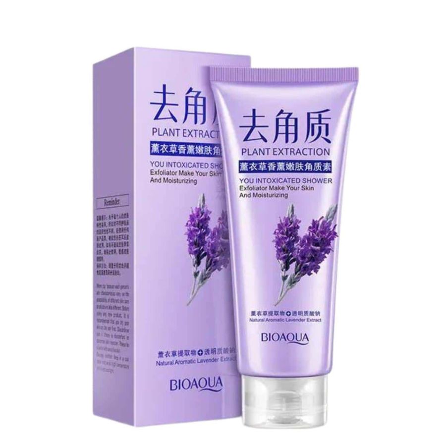 Bioaqua Exfoliante Facial Extracto Lavanda Acido Hialurónico.