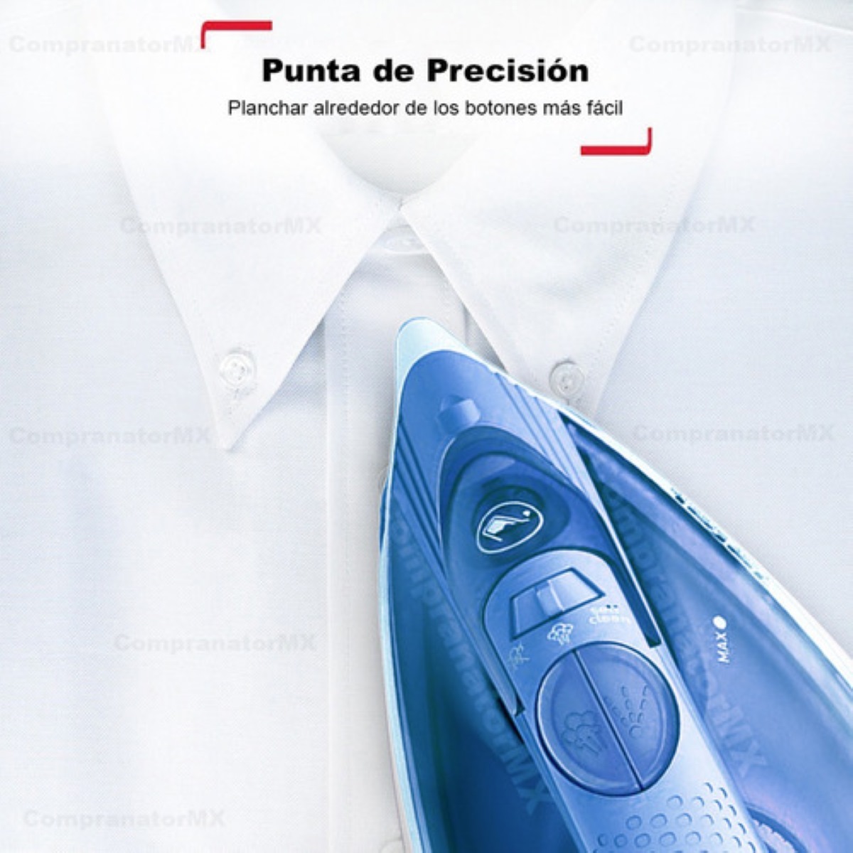 Plancha De Ropa Con Suela Cerámica Vapor Vertical Desinfecta