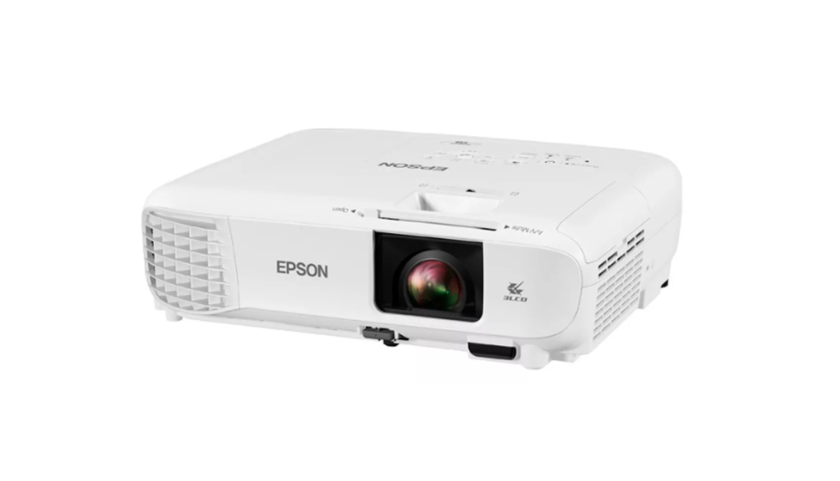 Proyector Epson Powerlite X49 3LCD, XGA 1024x768, 3600 Lúmenes con Bócinas Integradas Color Blanco.