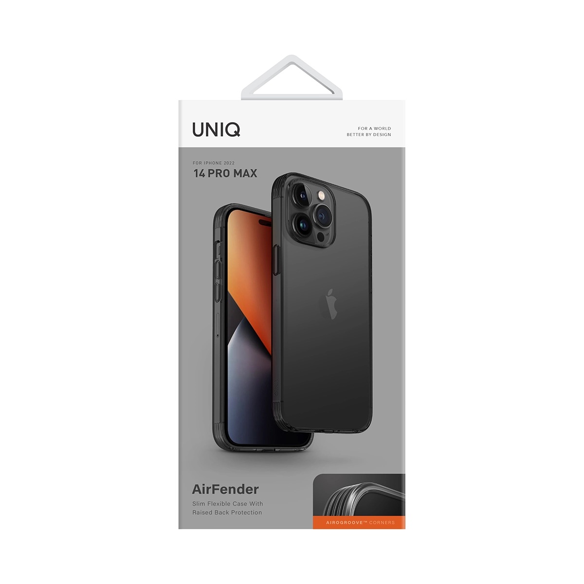 Funda Para iPhone 14 Pro Max Air Fender Gris Humo Por Uniq.