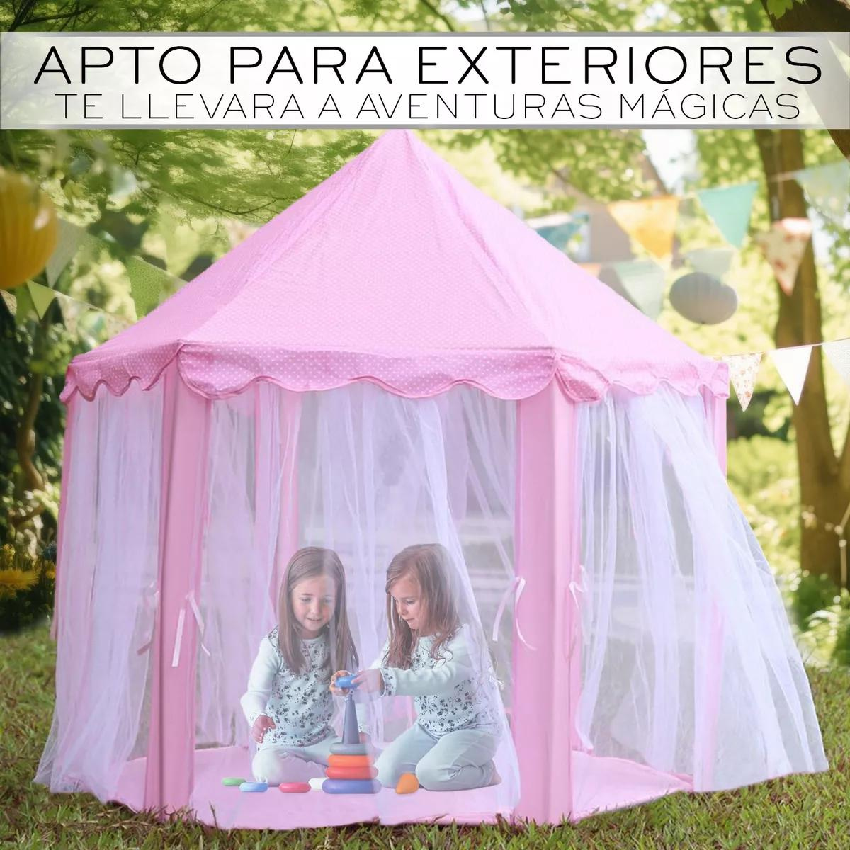 Castillo de princesa casita portatil niña.