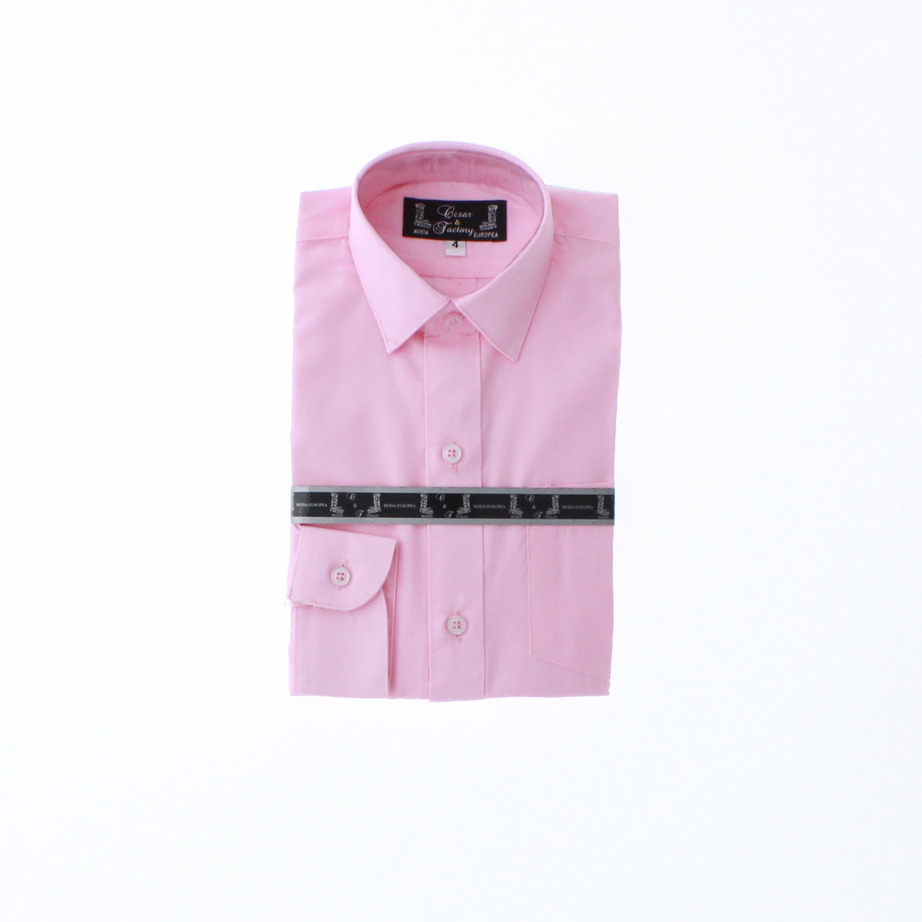 Camisa De Vestir Niño Color Rosa 3581 2 A 18 Años