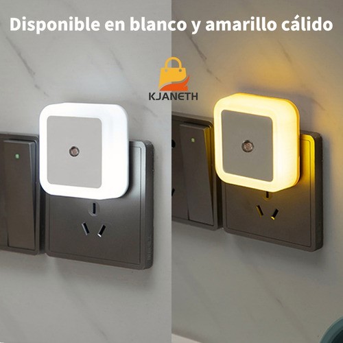 Luz De Noche Inteligente Led Con Sensor De Control 6 Uds
