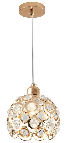 Lámpara candelabro de techo Naixueli BF8-035 110V dorado