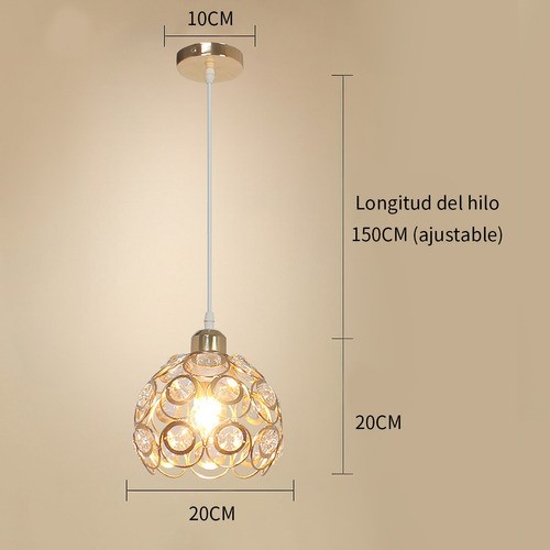 Lámpara candelabro de techo Naixueli BF8-035 110V dorado