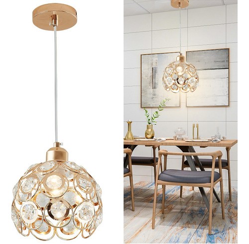 Lámpara candelabro de techo Naixueli BF8-035 110V dorado
