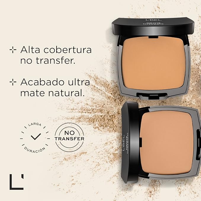 A L'BEL - Polvos Compactos Control Brillo Forever Ultra Matte 9g - Arena 200.