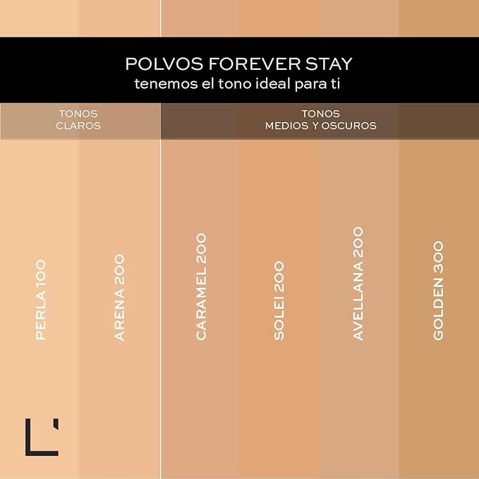 A Polvos Compactos de Larga Duración Forever Stay 9g - Arena 200.