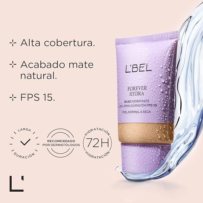 A L'BEL - Base de Maquillaje Forever Hydra de Larga Duración 27ml - Caramel 210-F.