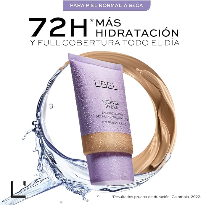 A L'BEL - Base de Maquillaje Forever Hydra de Larga Duración 27ml - Caramel 210-F.