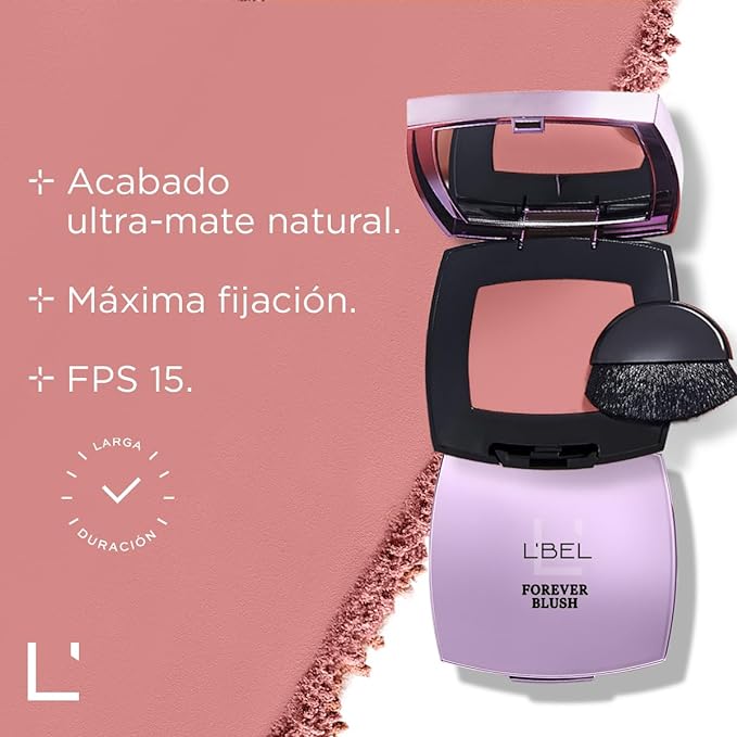 A L'BEL - Rubor Compacto para Rostro Forever Blush 5.3 g - Eden.