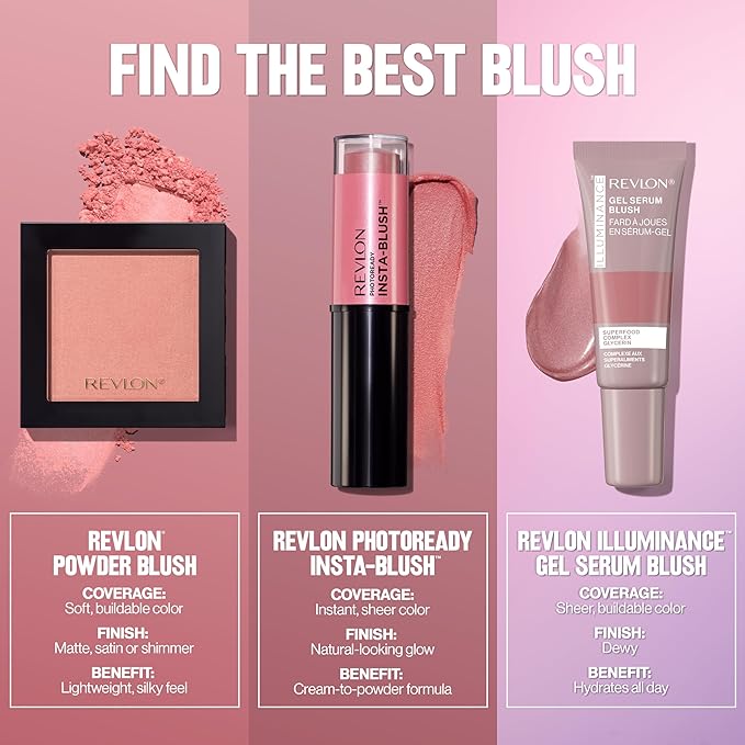 A Revlon Powder Blush Oh Baby! Pink, 5 oz..
