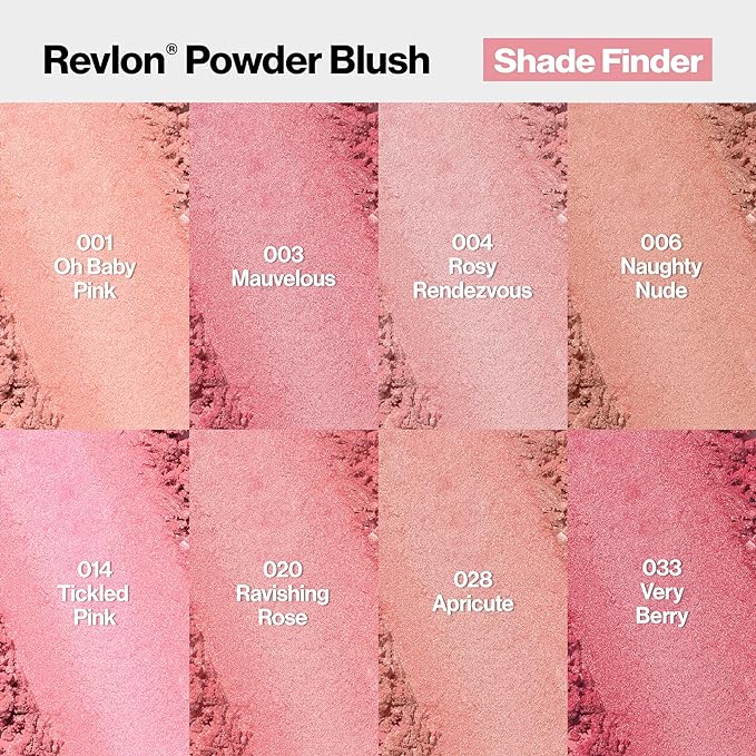 A Revlon Powder Blush Oh Baby! Pink, 5 oz..