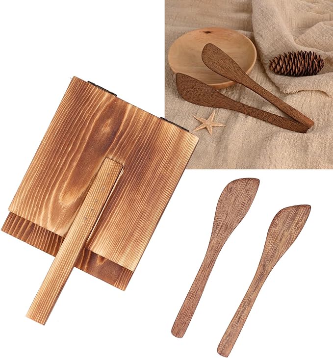 Tortilla Press Wood, Log Wood Dumpling Maker, mano de obra fina para comedor para el hogar.