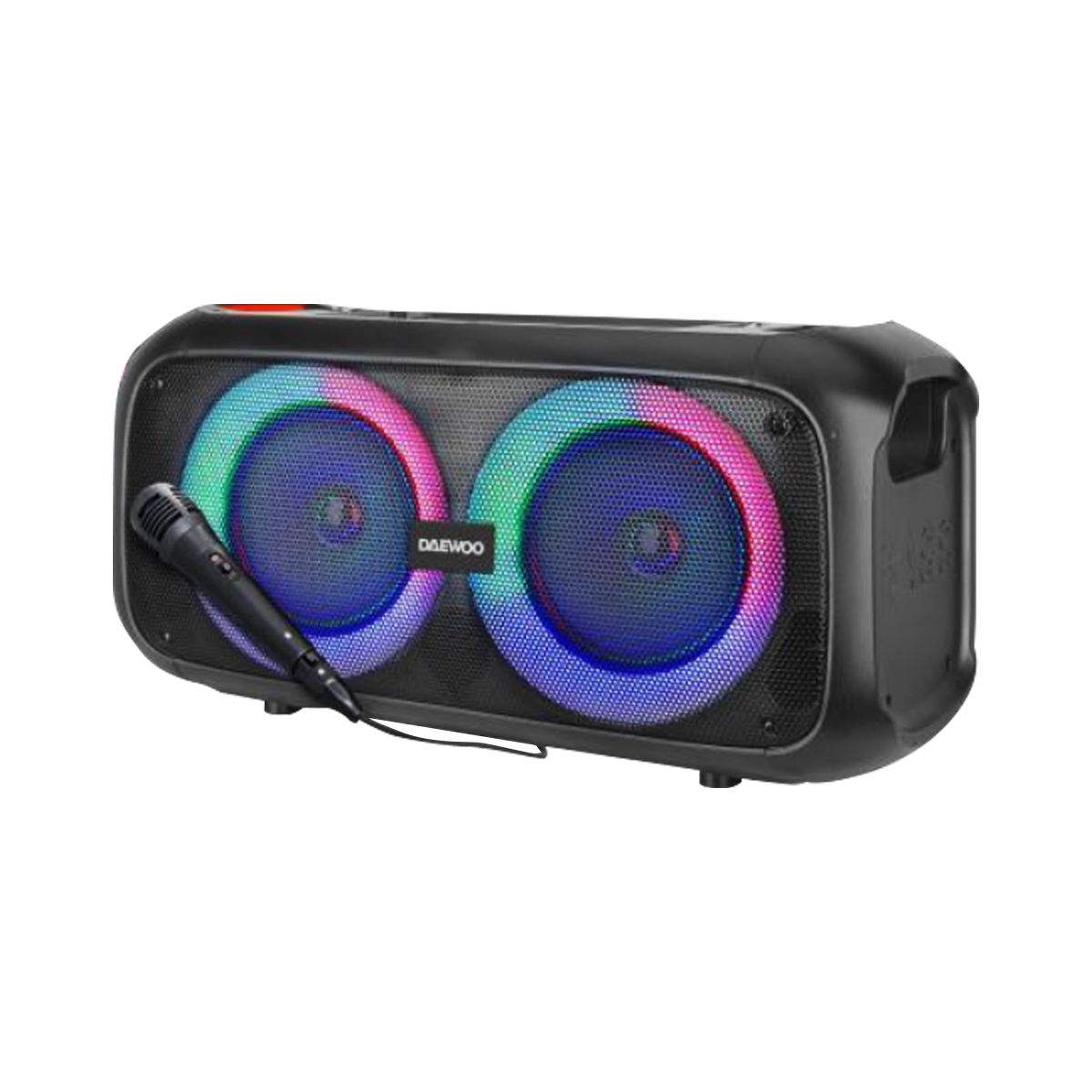 Bocina Bafle Bluetooth Daewoo Megabox Con Micrófono Dw1988 Tws Luz Led