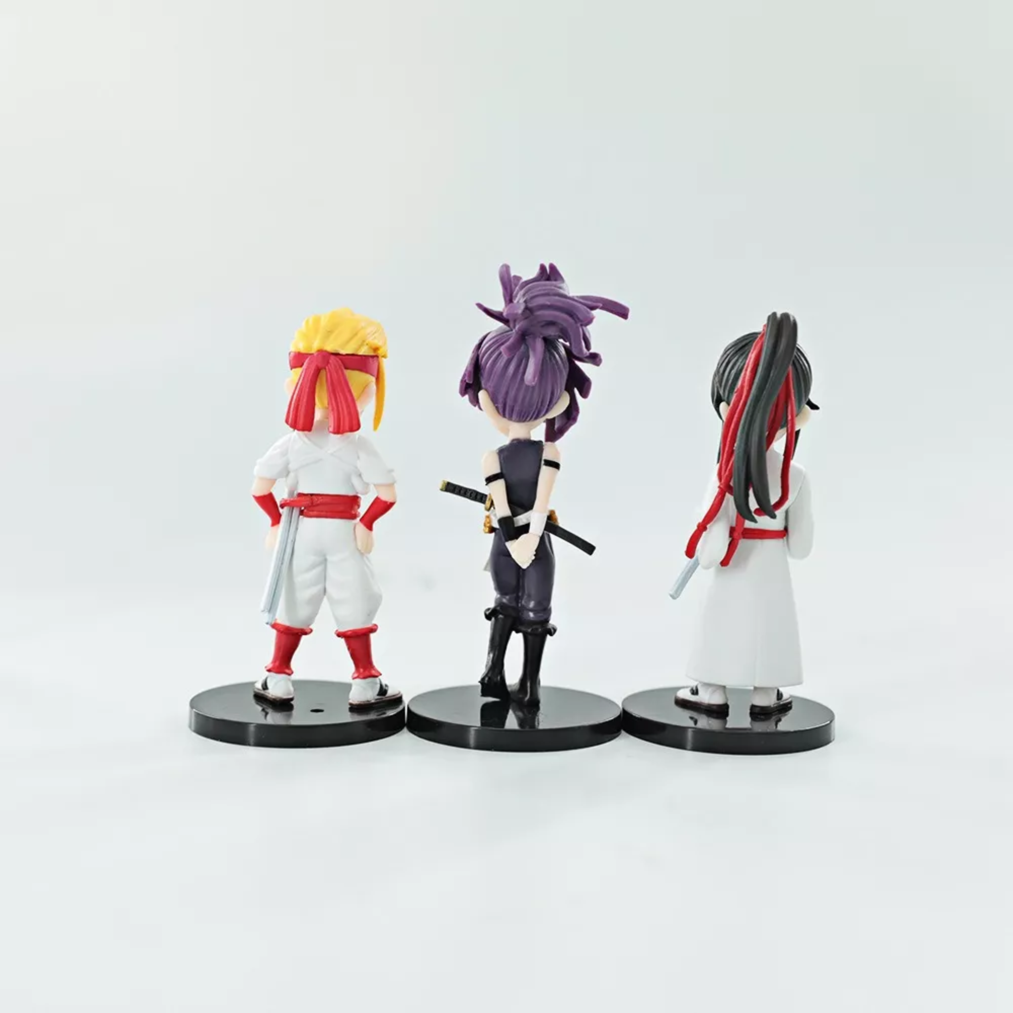 Hell's Paradise Set 5 Mini Figuras Yuzuriha Gabimaru Yamada Figuras de Anime Coleccionables, Estatuas Chibi de Anime 