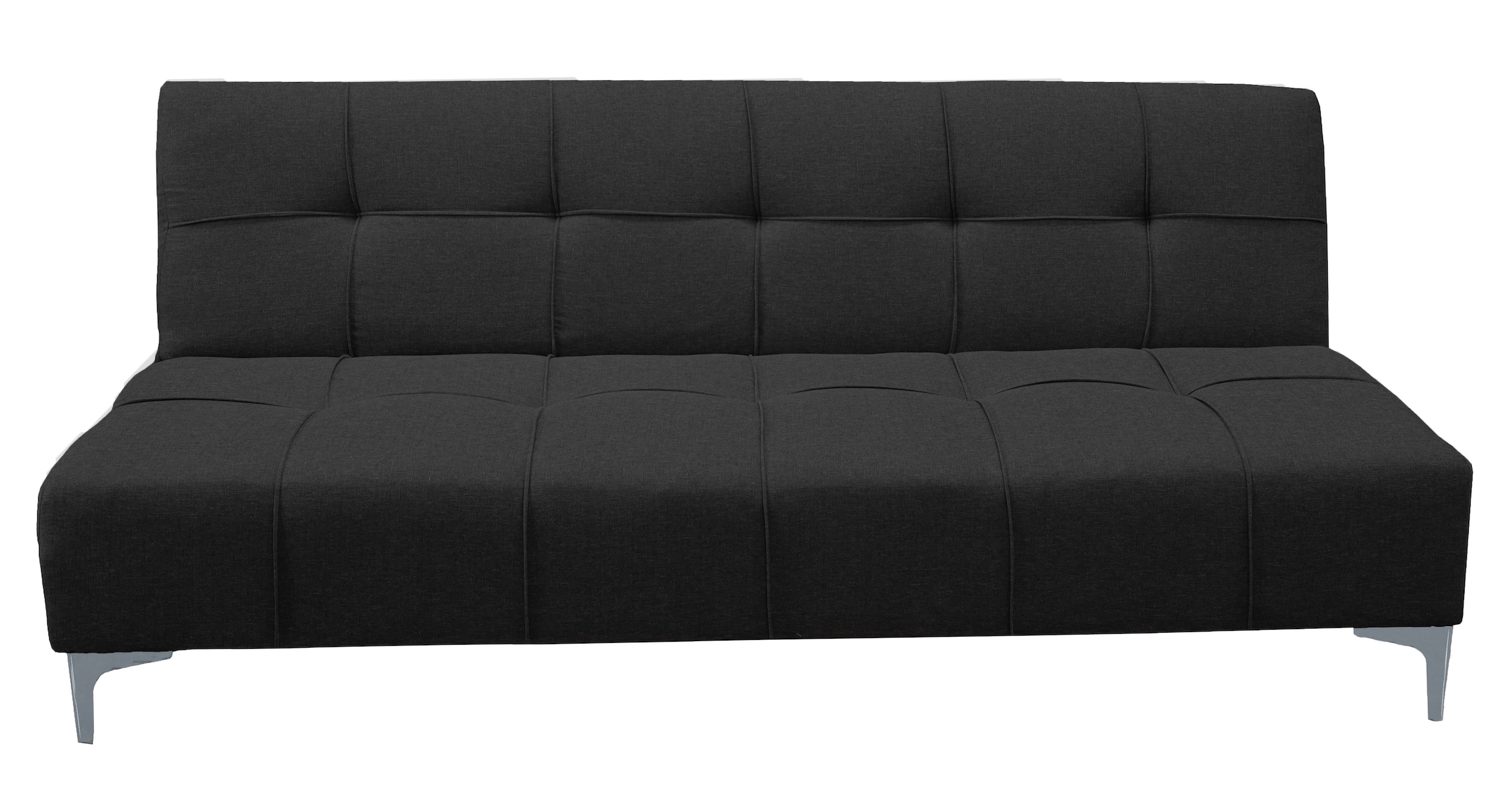 Sofa Cama Reclinable El Bazar Store New York Negro , Futon 3 posiciones, Sala.