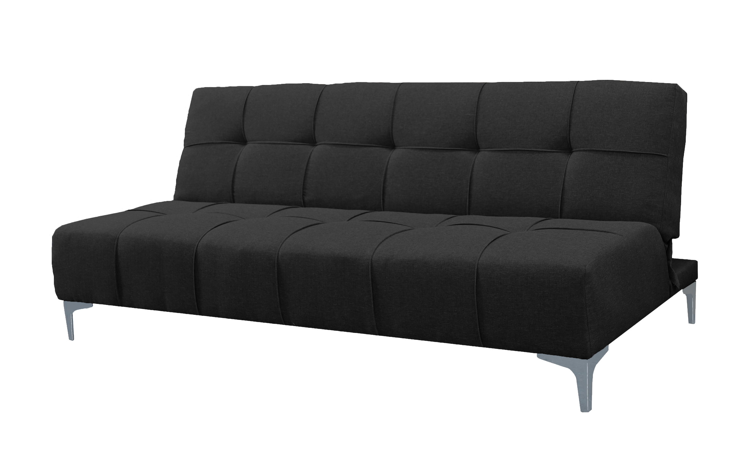 Sofa Cama Reclinable El Bazar Store New York Negro , Futon 3 posiciones, Sala.