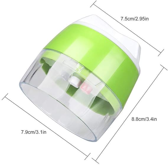 A Hosuho - Cortador espiralizador de mano 3 en 1 de acero inoxidable para frutas y verduras en espiral, rallador manual de cocina para ensalada, zanahoria, pepinos, cebollas.