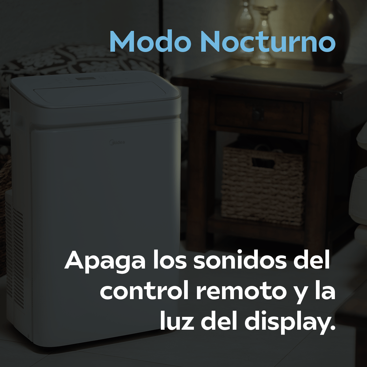 Aire Acondicionado Portátil Midea MAP14H1PSP - 1.1 Toneladas Frío y Calor 115V.