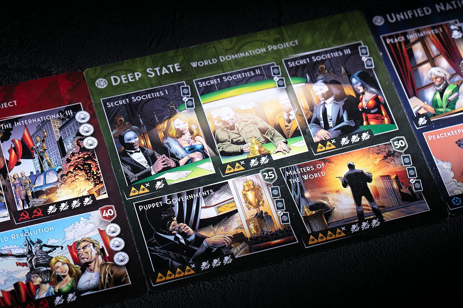 Deep State New World Order Inglés CrowD Games Juego 1 a 5 Jugadores