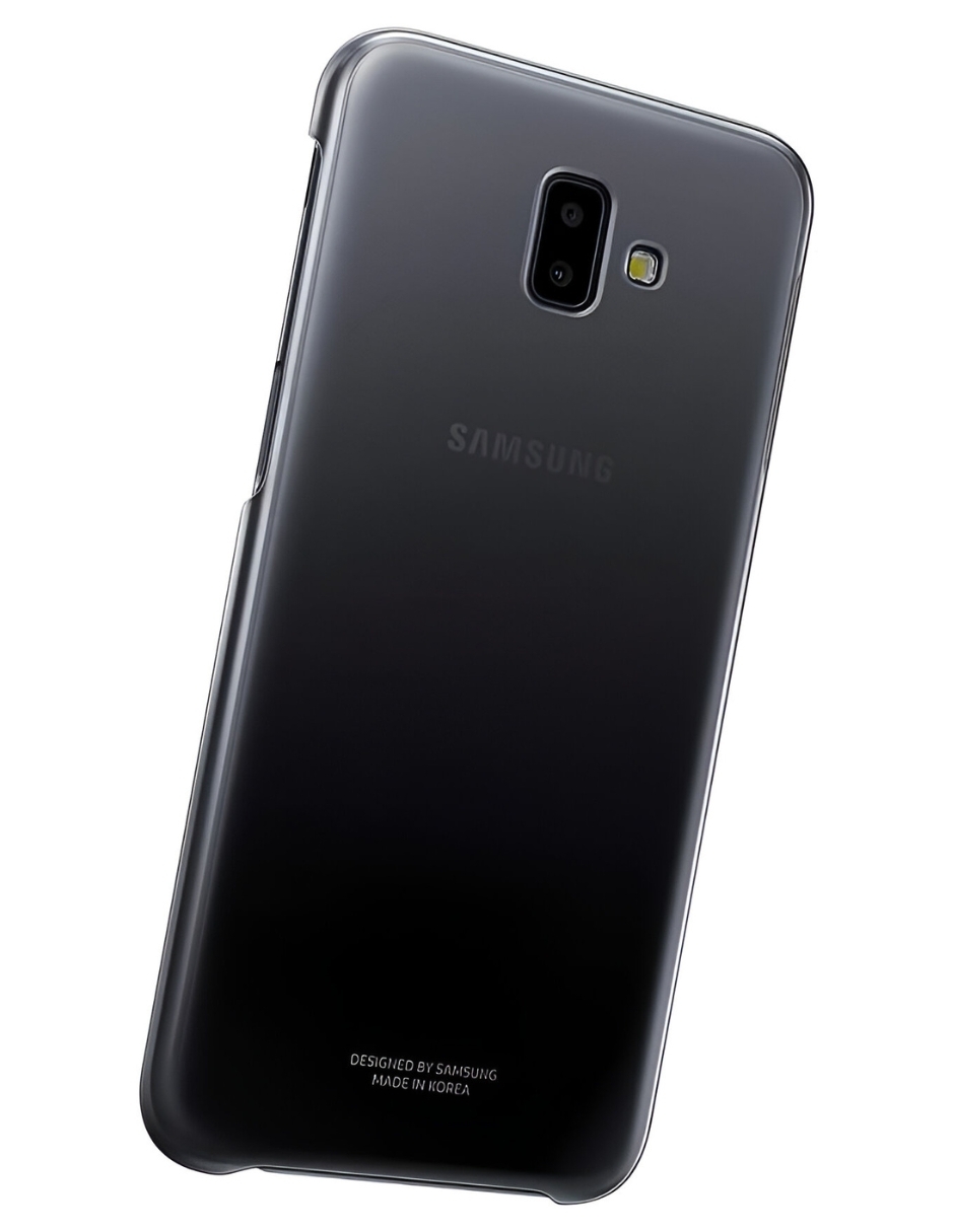 FUNDA DUAL LAYER GALAXY J6 PLUS BLACK.