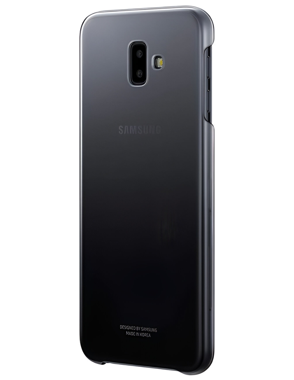 FUNDA DUAL LAYER GALAXY J6 PLUS BLACK.