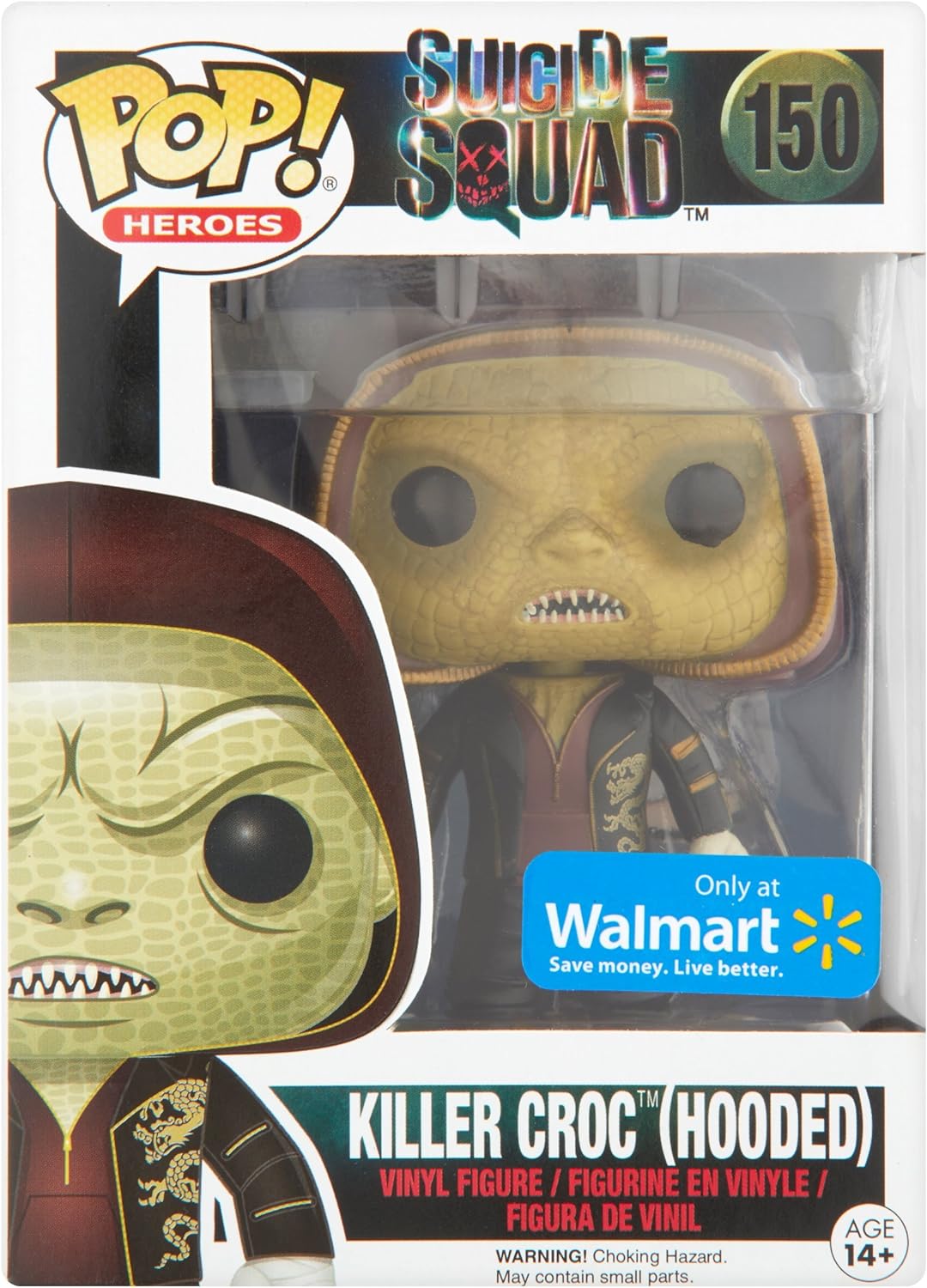 Funko Pop Suicide Squad Killer Croc Hooded 150 Walmart