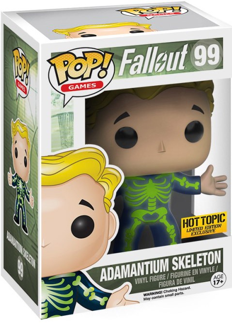 Funko Pop Fallout Adamantium Skeleton 99 Hot Topic