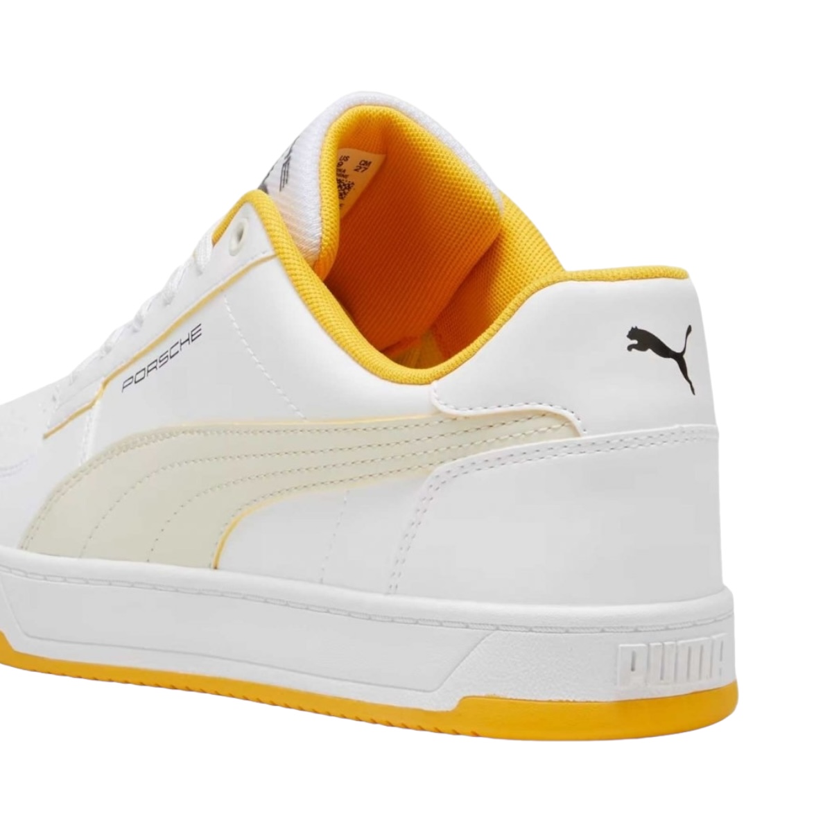 Tenis Puma Caven 2.0 Porsche Blanco-Amarillo Casual Hombre 100% Original