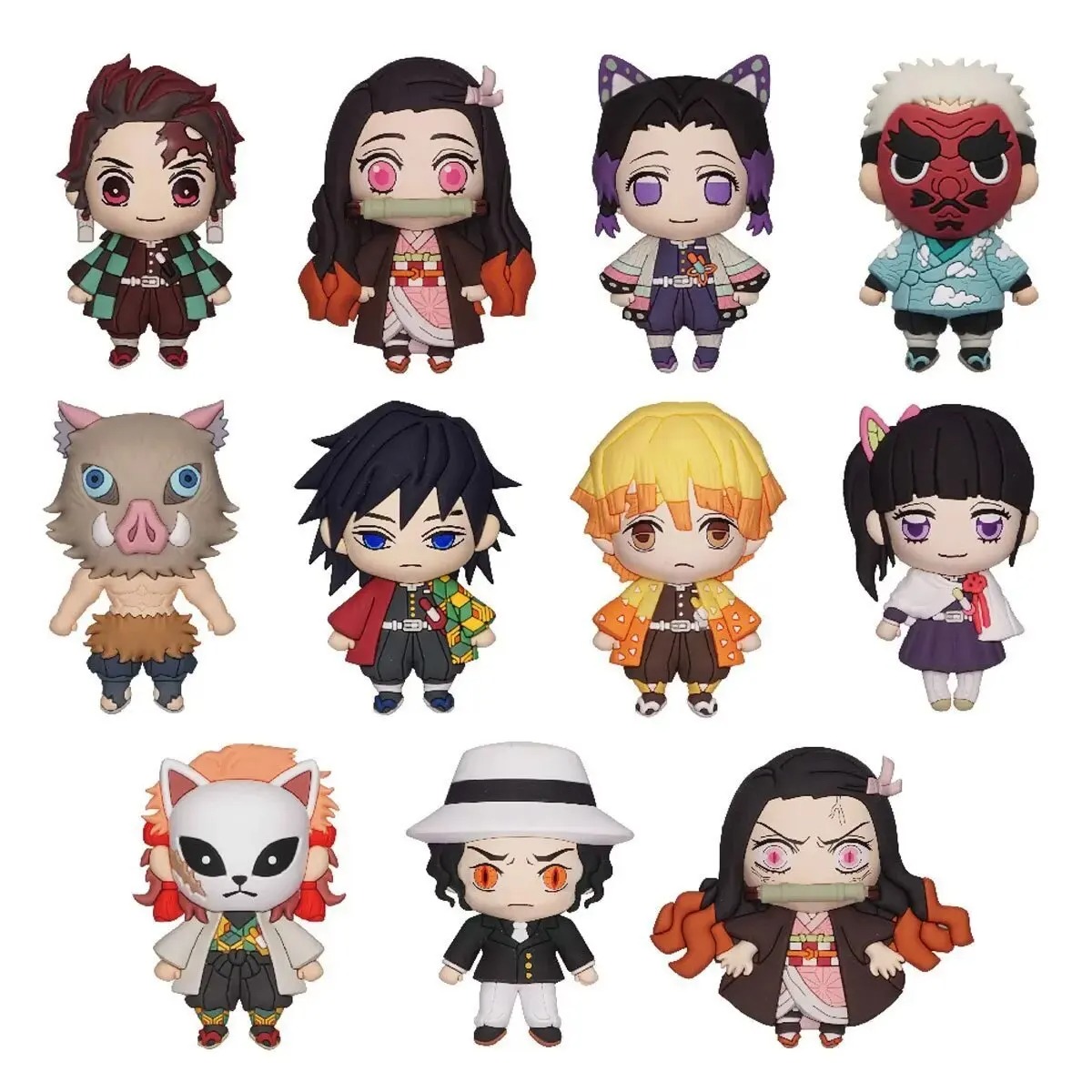 1 Llavero Monogram Demon Slayer Series 1 Licencia Oficial Personajes 3D
