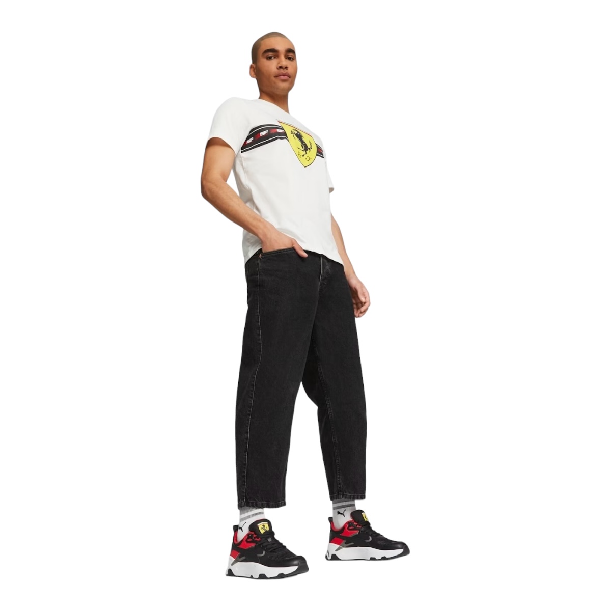 Tenis Puma Ferrari Trinity Color Negro Casual Para Hombre 100% Original.