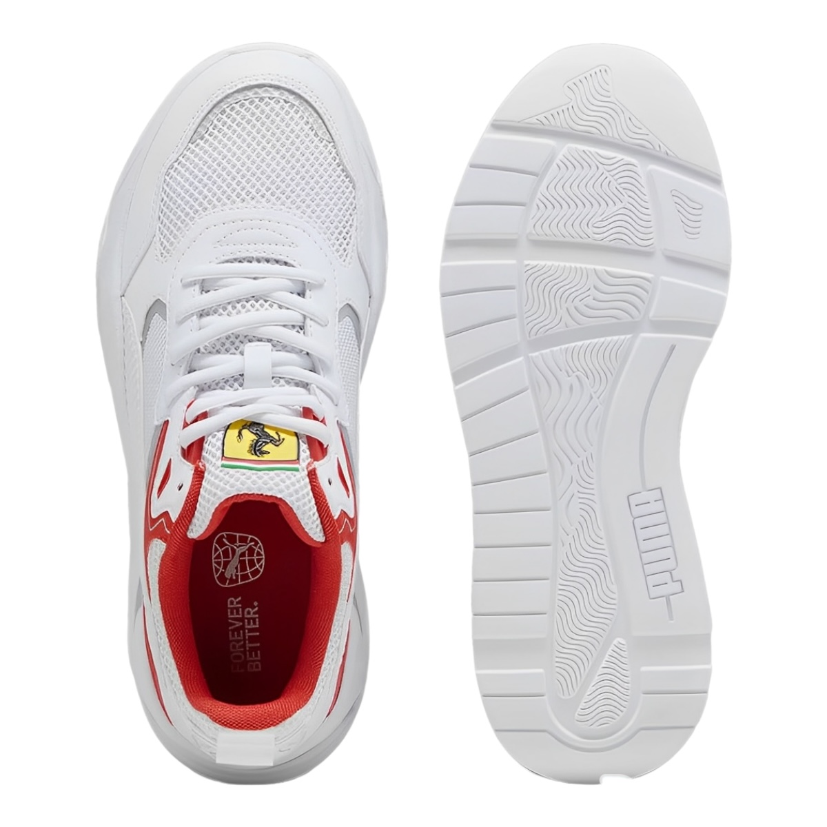 Tenis Puma Ferrari Trinity Color Blanco Estilo Casual Para Hombre 100% Original .