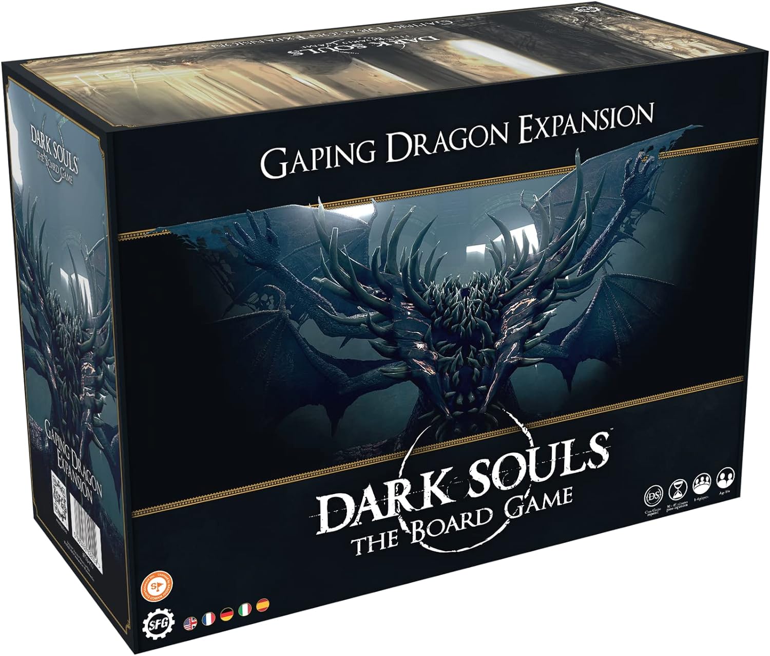 Dark Souls Gaping Dragon Expansion Inglés Steamforged Games Juego 1 a 4 Jugadores